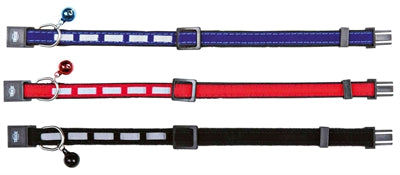 Trixie Collar Cat Safer Life Velvet Reflective Assorted