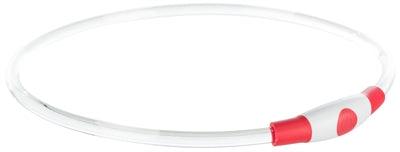 Trixie Light Up Collar USB Flash Light Rechargeable TPU Red - Image 2