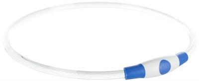 Trixie Blue Luminous Rechargeable Collar - Includes USB Charger - Various Sizes - Image 2