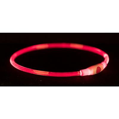 Trixie Luminous Collar USB Flash Light Rechargeable TPU Multi - Image 2