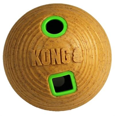 Kong bamboo feeder ball - Interactive toy with food dispenser - Image 1