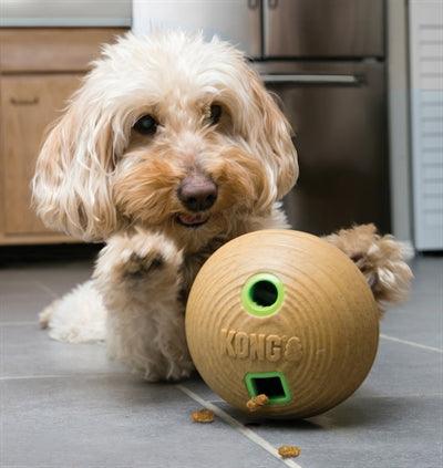 Kong bamboo feeder ball - Interactive toy with food dispenser - Image 2