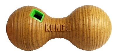 Kong bamboo feeder dumbbell feeding ball - Toy with snack dispenser - Image 1