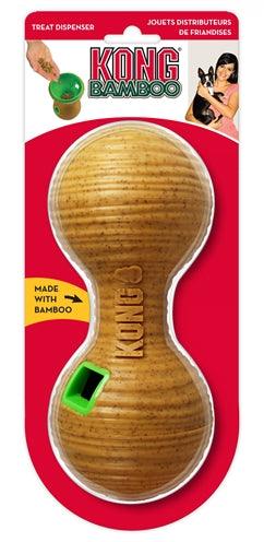 Kong bamboo feeder dumbbell feeding ball - Toy with snack dispenser - Image 2