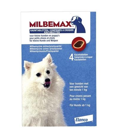 Milbemax chewable deworming tablet for puppy / small dog – chicken-flavoured deworming – 4 tablets