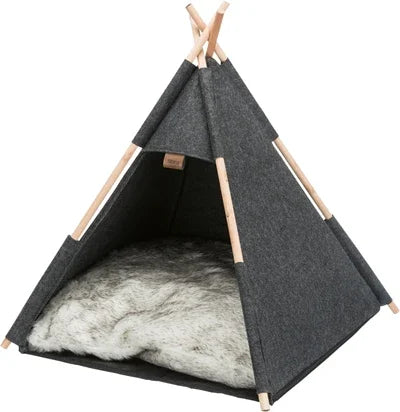Trixie Tipi Cat Bed, Felt, Anthracite - Image 2