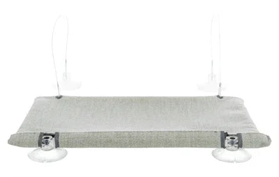 Trixie Cat Hammock Window Mount Velour Grey