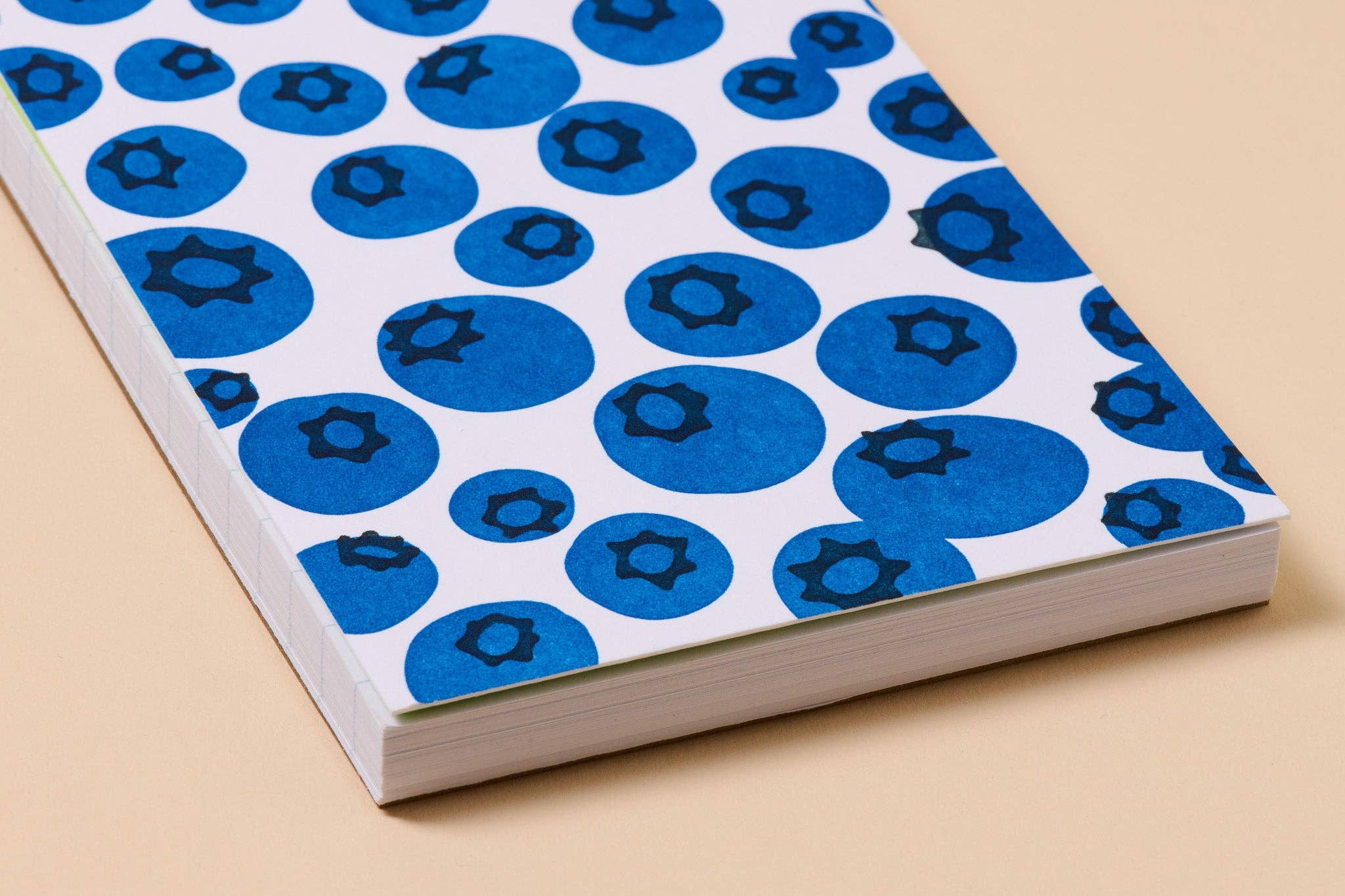 Blueberry Letterpress Pocket-size Spiral Notebook - Made in USA - Foodie, Fruit, Vegetable, Garden, Berry, Back to School, Christmas Gift, Stocking Stuffer - Image 3