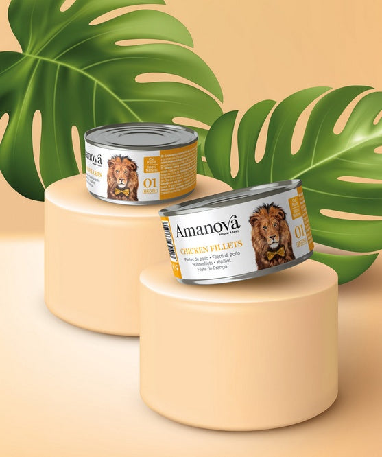 Amanova Cat Chicken Fillets - 65% świeżego kurczaka w naturalnym bulionie - Image 3
