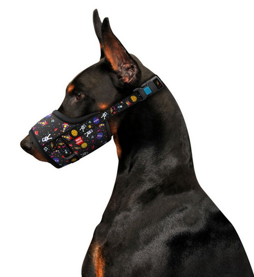 Collar WauDog Nylon Kaganiec, plastikowy fastex, wzór NASA, rozmiar 1 [14-20cm] - Image 3