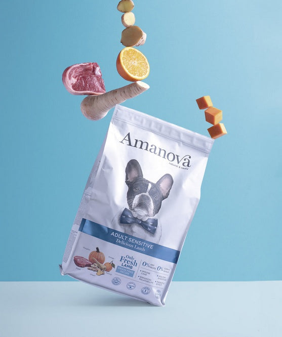 Amanova dog adult sensitive delicious lamb 10 kg - monobiałkowa jagnięcina dla wrażliwych brzuchów - Image 3
