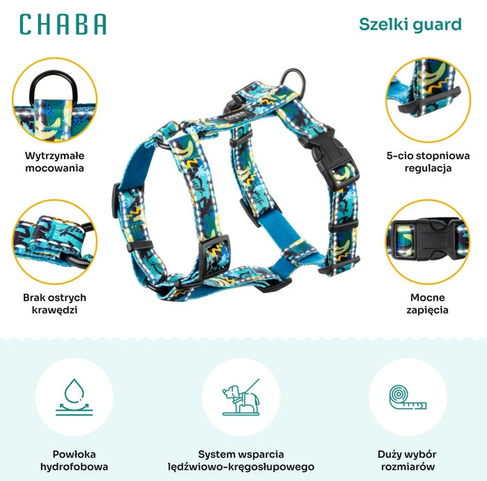 CHABA Szelki Guard Story III L 2,5cm Carnival - Image 3