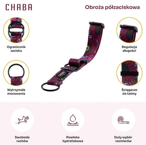 CHABA Obroża półzaciskowa Story III L Lakota - Image 3