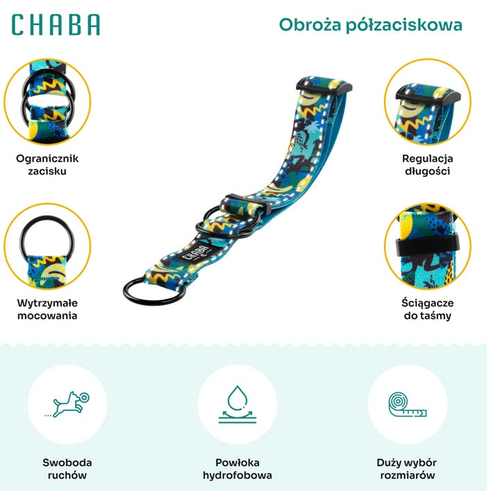 CHABA Obroża półzaciskowa Story III M Carnival - Image 3
