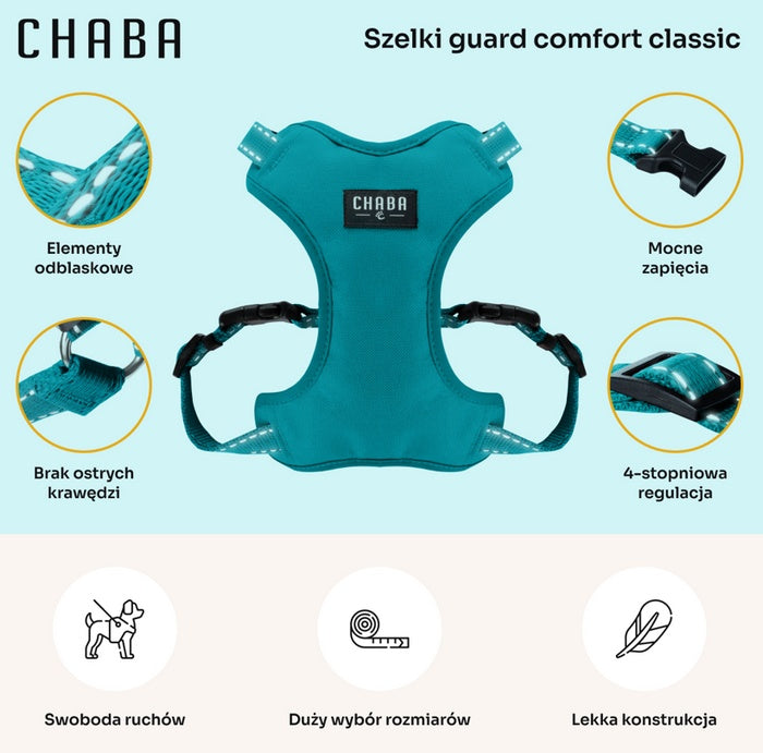 CHABA Szelki Guard Comfort Classic XL morskie - Image 3