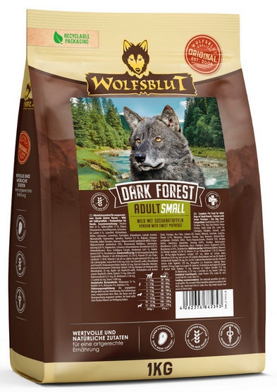 Wolfsblut Dog Dark Forest Small – dziczyzna i bataty 1kg