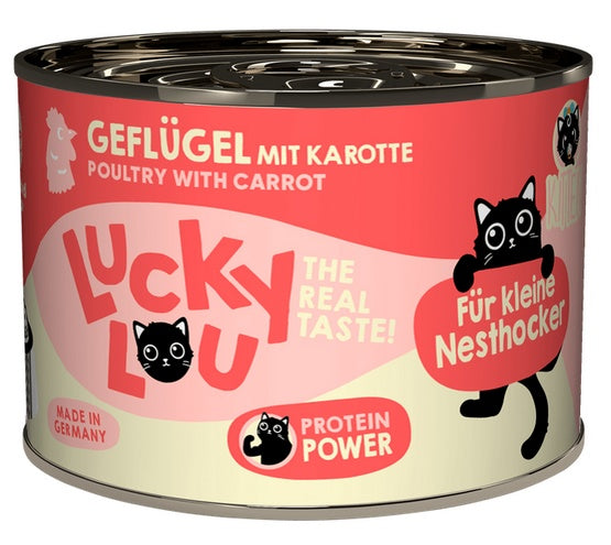Lucky Lou Lifestage Kitten Drób puszka 200g - Image 3