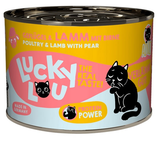 Lucky Lou Lifestage Adult Drób i jagnięcina puszka 200g - Image 3