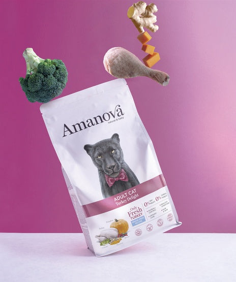 Amanova Cat Adult Turkey Delight - 71% świeżo przygotowanego indyka - Image 3