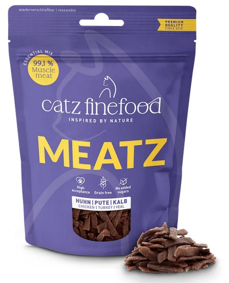 Catz Finefood Meatz Essential Mix - kurczak, indyk, cielęcina 45g - Image 1
