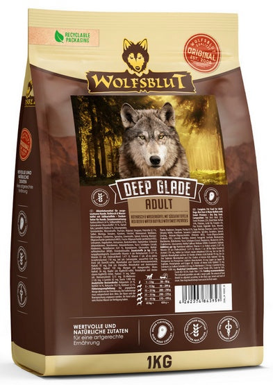 Wolfsblut Dog Deep Glade Adult – jeleń i bawół 1kg