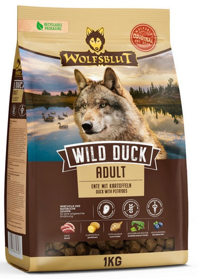 Wolfsblut Dog Wild Duck Adult – kaczka i ziemniaki 1kg