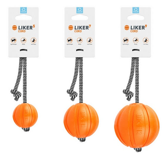 Collar LIKER7 Cord 7 cm - piłka na sznurku do dalekich rzutów i przeciągania - Image 3