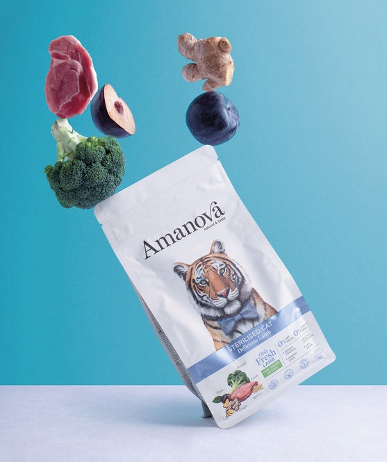 Amanova Cat Sterilised Delicious Lamb - monobiałkowa karma ze świeżą jagnięciną - Image 3