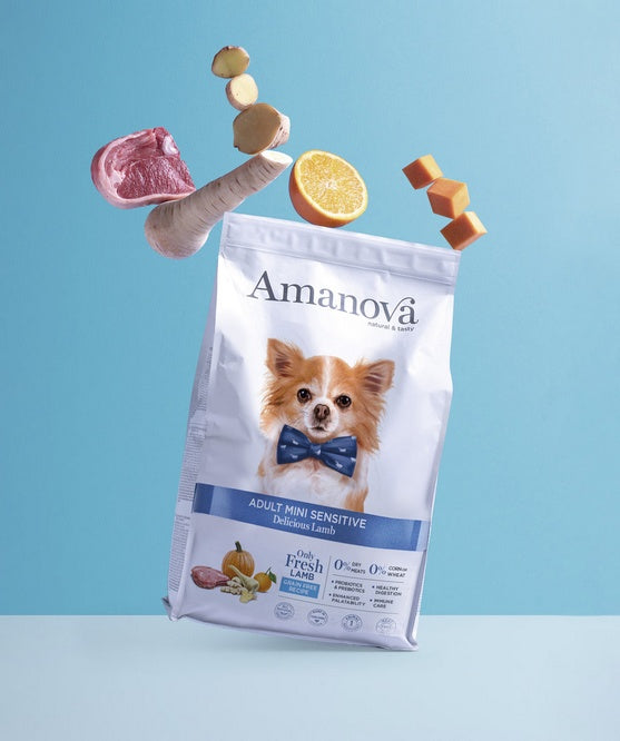 Amanova Dog Adult Mini Sensitive Delicious Lamb - monobiałkowa jagnięcina dla wrażliwych psów mini - Image 3