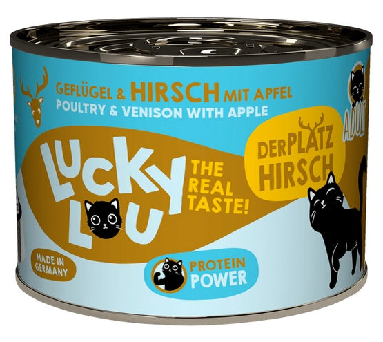 Lucky Lou Lifestage Adult Drób i jeleń puszka 200g - Image 3