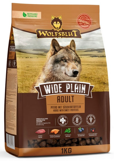 Wolfsblut Dog Wide Plain Adult – konina i bataty 1kg