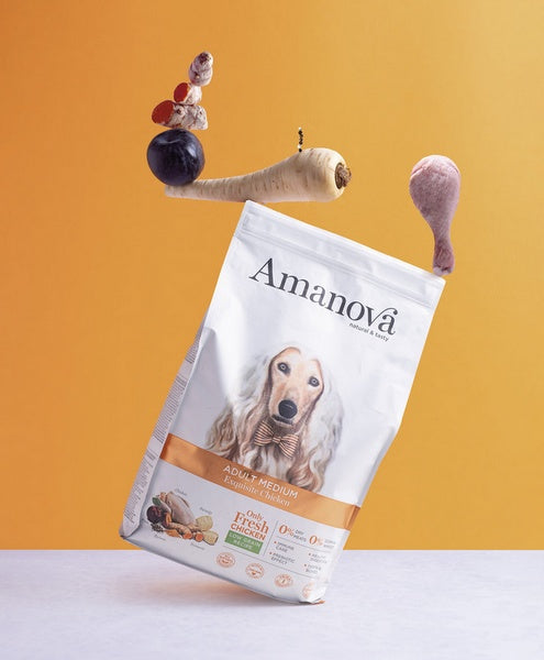 Amanova Dog Adult Medium Exquisite Chicken - kurczak 2kg - Image 3