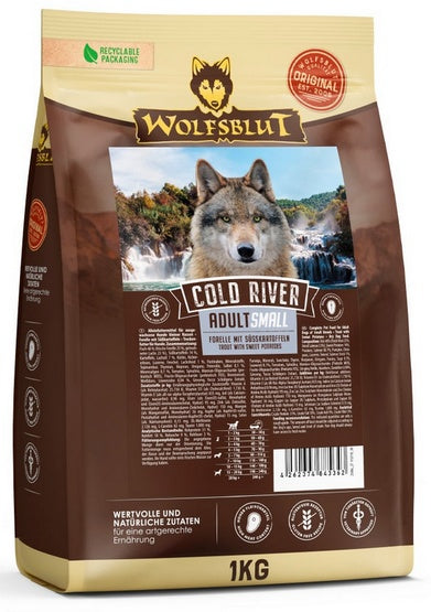 Wolfsblut Dog Cold River Small - pstrąg i bataty 1kg - Image 1