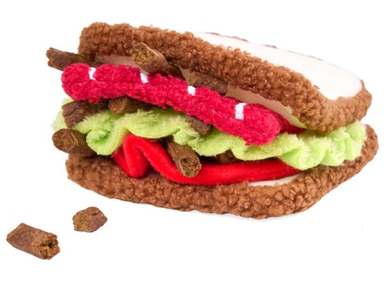 ZippyPaws Snufflerz Sandwich - pluszowa mata węchowa bez piszczałki - Image 3