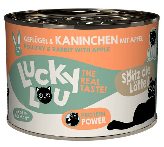Lucky Lou Lifestage Adult Drób i królik puszka 200g - Image 3