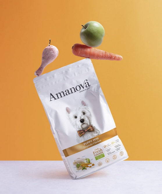 Amanova dog puppy mini exquisite chicken – świeży kurczak dla szczeniąt ras małych 500 g - Image 3