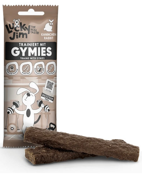Lucky jim gymies – miękki treningowy przysmak z królikiem – 75 g