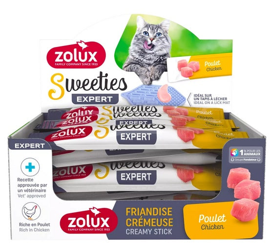 Zolux Sweeties Kremowy przysmak dla kota - kurczak 14g - Image 2