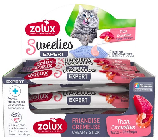 Zolux Sweeties Kremowy przysmak dla kota - tuńczyk i krewetka 14g - Image 2