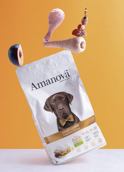 Amanova Dog Adult Large Exquisite Chicken - 68% świeżego kurczaka dla dużych ras - Image 3