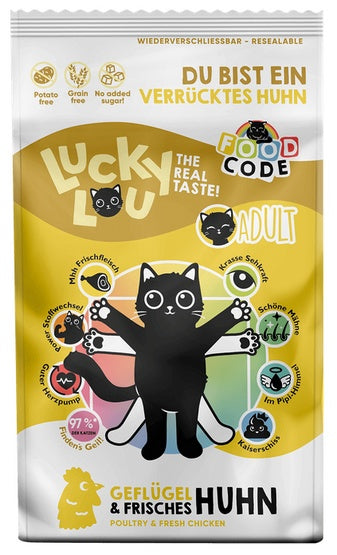 Lucky Lou Food Code Lifestage Adult Drób & Kurczak 1,7kg - Image 1