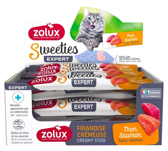 Zolux Sweeties Kremowy przysmak dla kota - tuńczyk i łosoś 14g - Image 2
