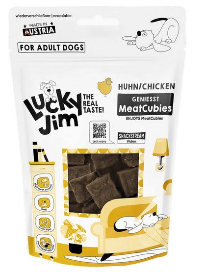 Lucky jim meatcubies - miękkie mięsne kostki z kurczakiem - 70 g - Image 2