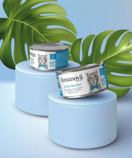 Amanova Cat Tuna Fillets - 65% świeżego tuńczyka w naturalnym bulionie - Image 3