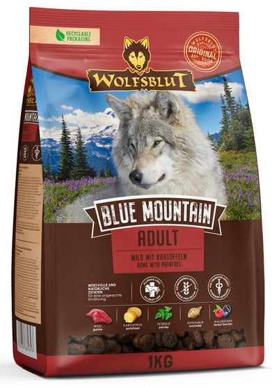 Wolfsblut Dog Blue Mountain Adult – dziczyzna i ziemniaki 1kg