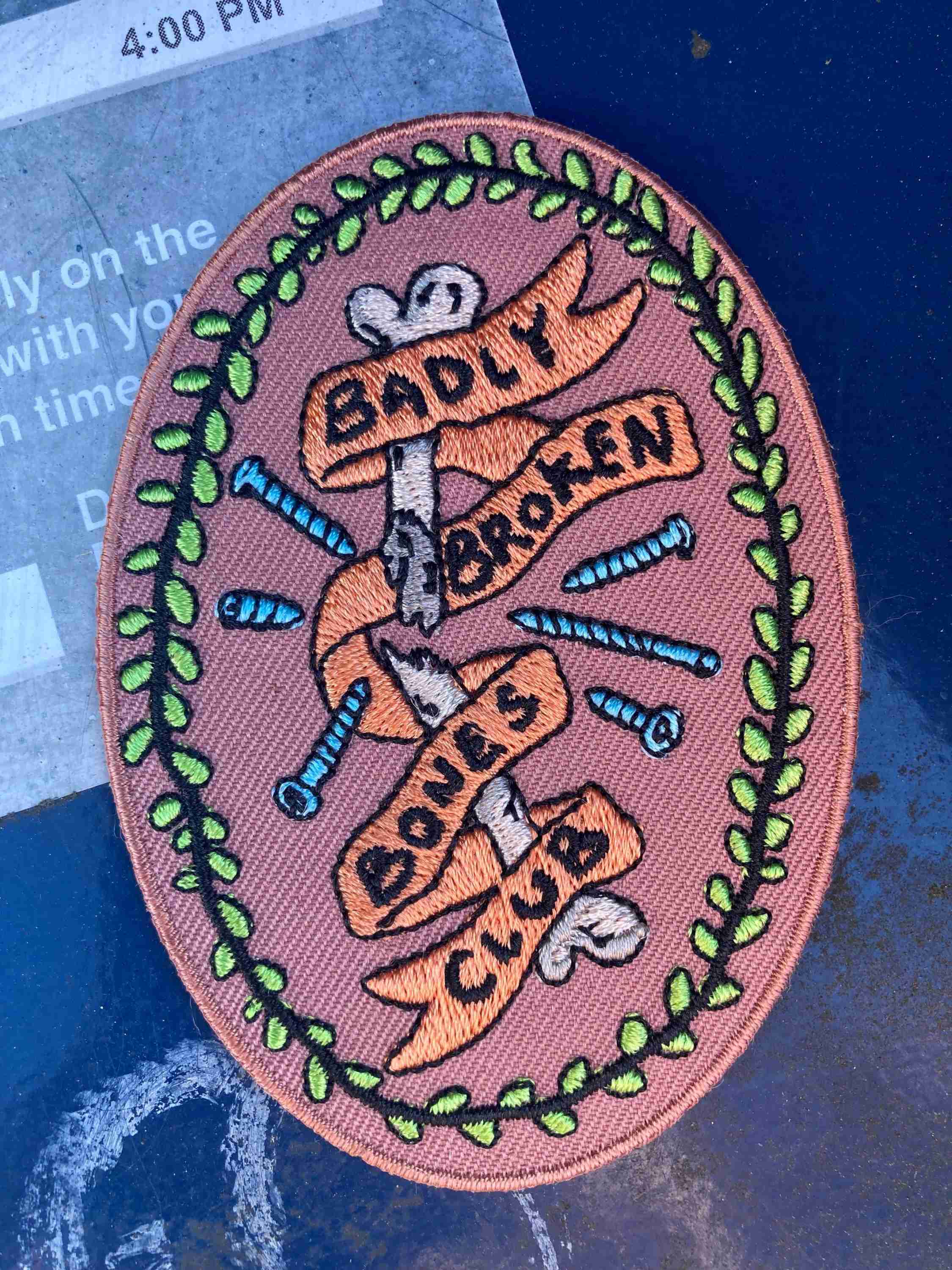 Badly Broken Bones Club Patch - Image 3