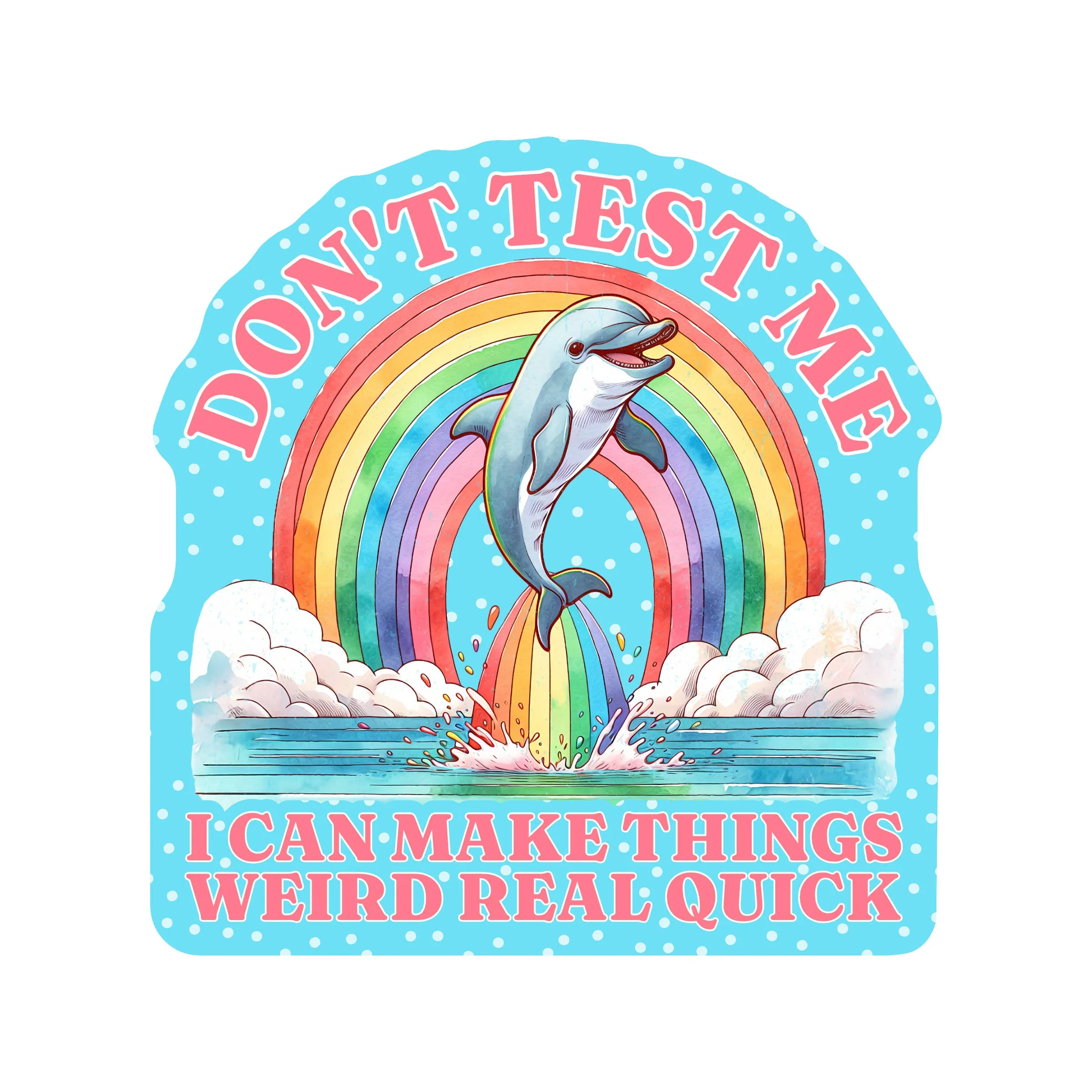 80s Funny Bright Humor Nostalgia High Quality Vinyl Sticker