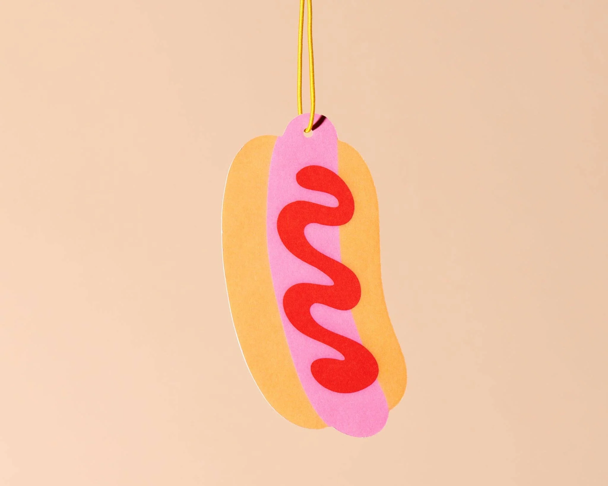 Hot Dog Food Air Freshener - Pink Lemonade Scent Stocking Stuffer - Image 3