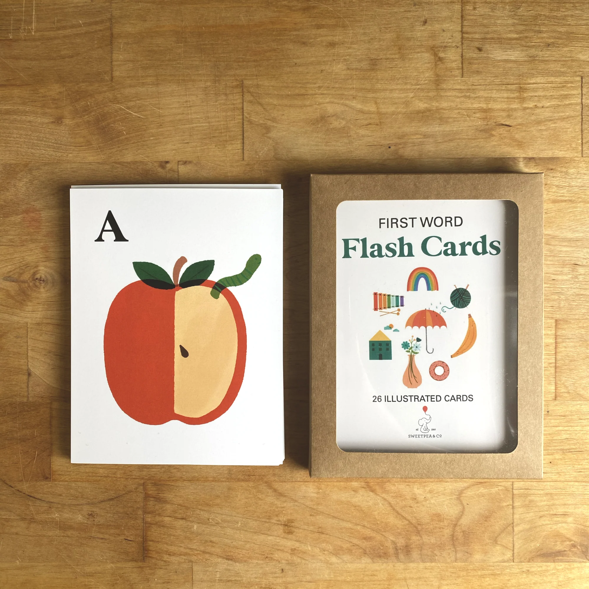 First Word Child Flash Cards