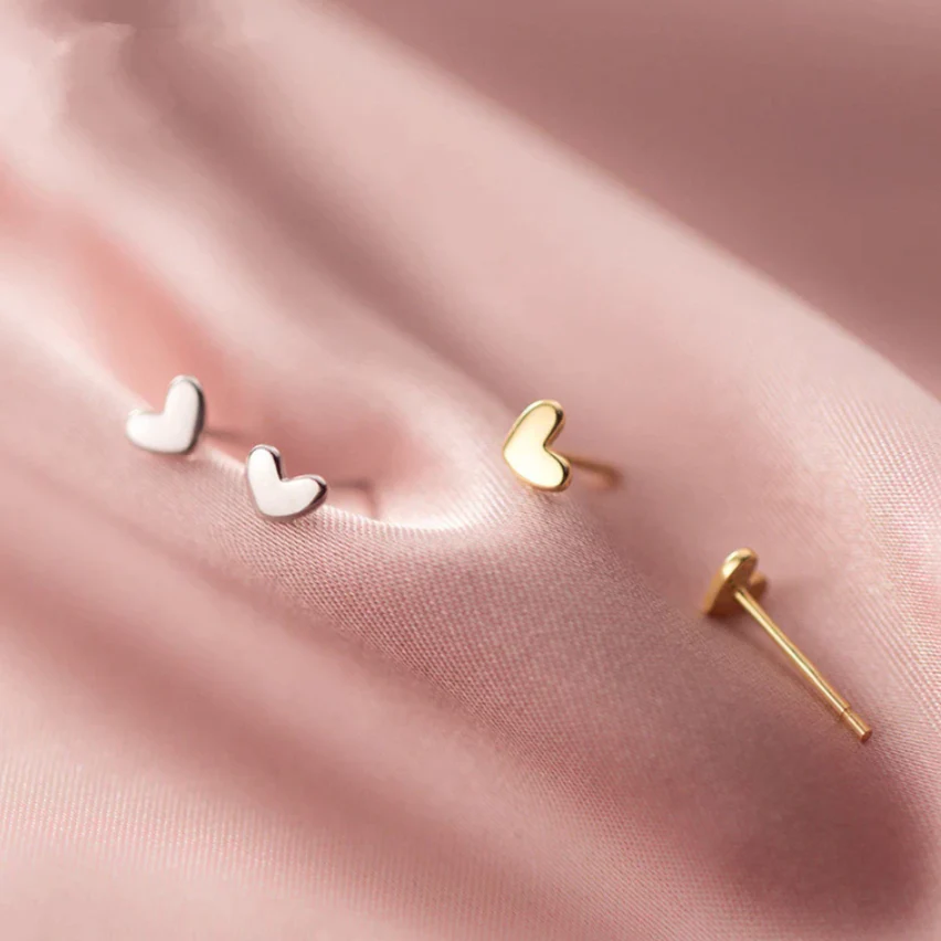 Mini Heart Studs - Image 1